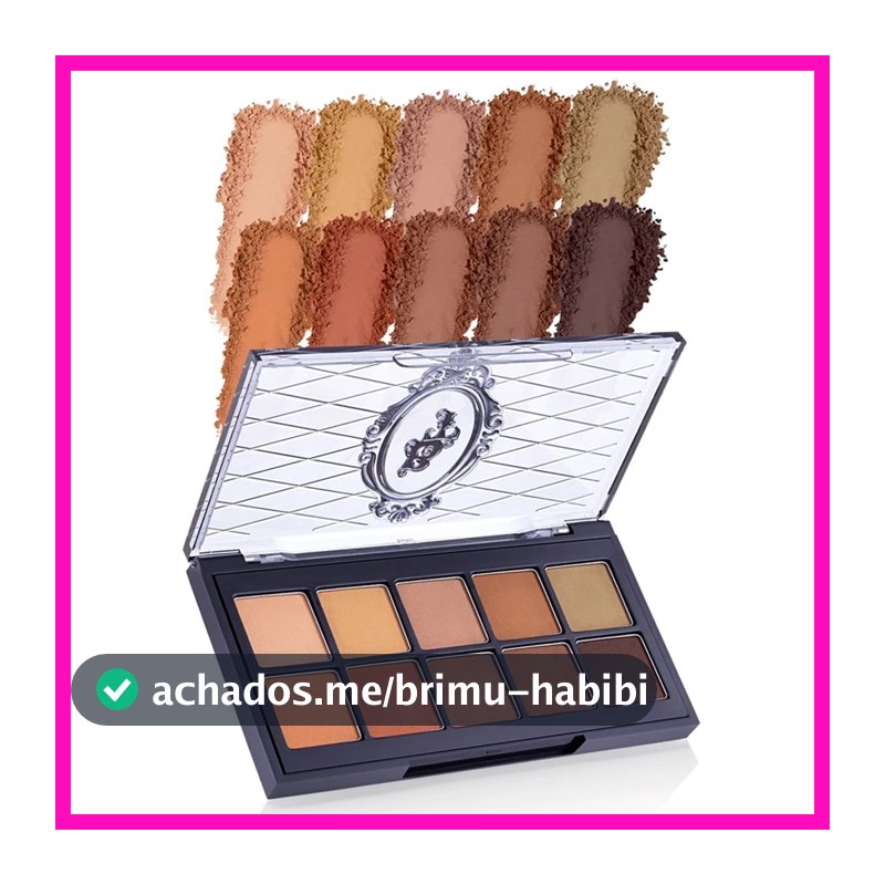 Bruna Tavares BT Transition (Paleta de Sombras com 10 Tonalidades de Marrom)