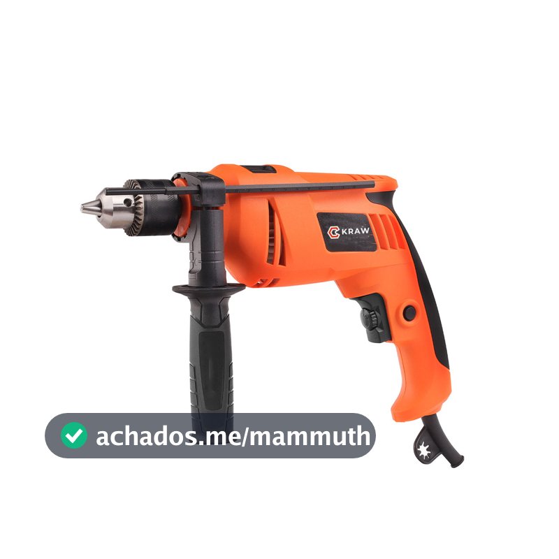 Furadeira de Impacto 1/2 Pol. 220V 500W Velocidade Variável e Reversível Max-13w