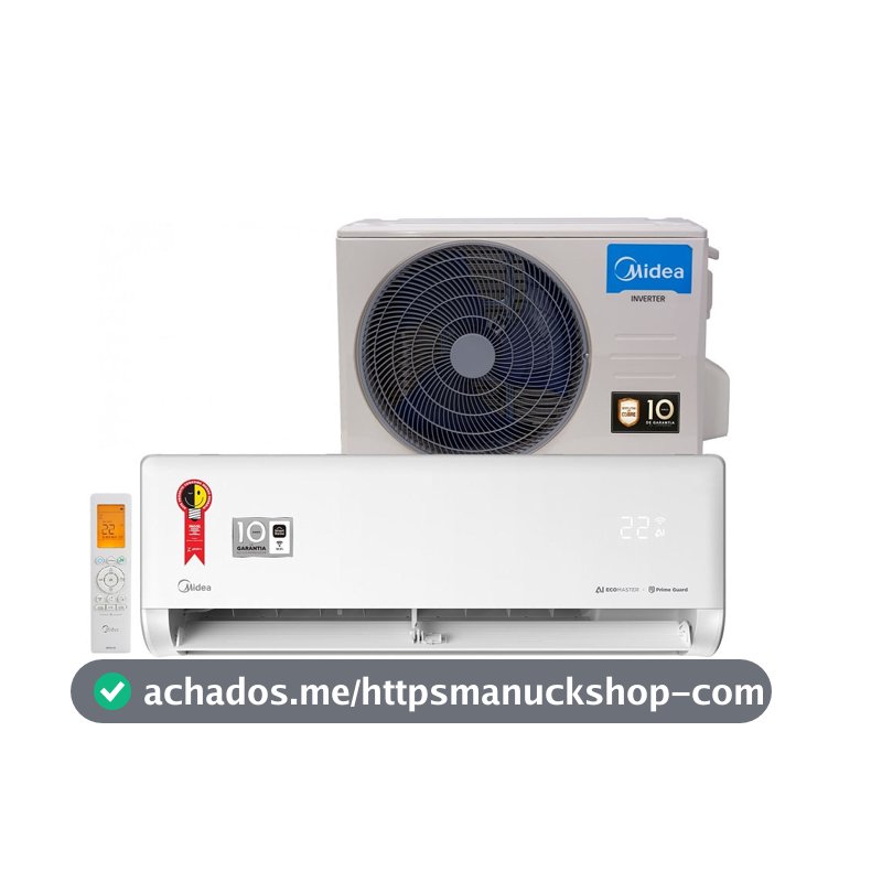 Ar Condicionado Split Hi Wall Inverter Midea AI Ecomaster 9000 BTU/h Frio 42EZVCA09M5 – 220 Volts