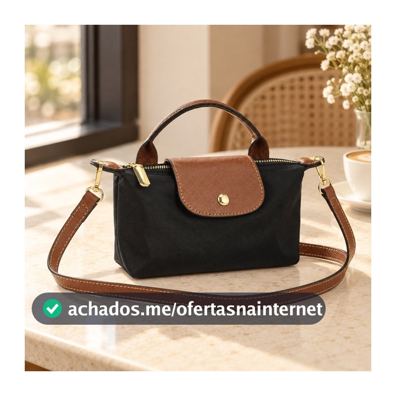 Bolsa de Ombro Feminina Estilo Crossbody – Mini com Alça Regulável, Perfeita para o Dia a Dia