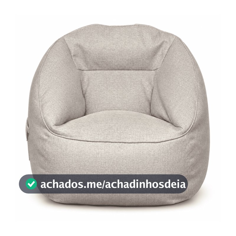 Puffs fofão Queen poltrona super confortável tecido sofisticado premium com enchimento