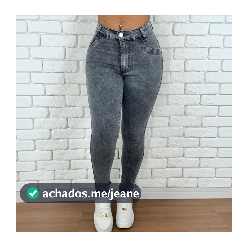 calça jeans feminina preta grafite de alta qualidade cintura alta empina bumbum