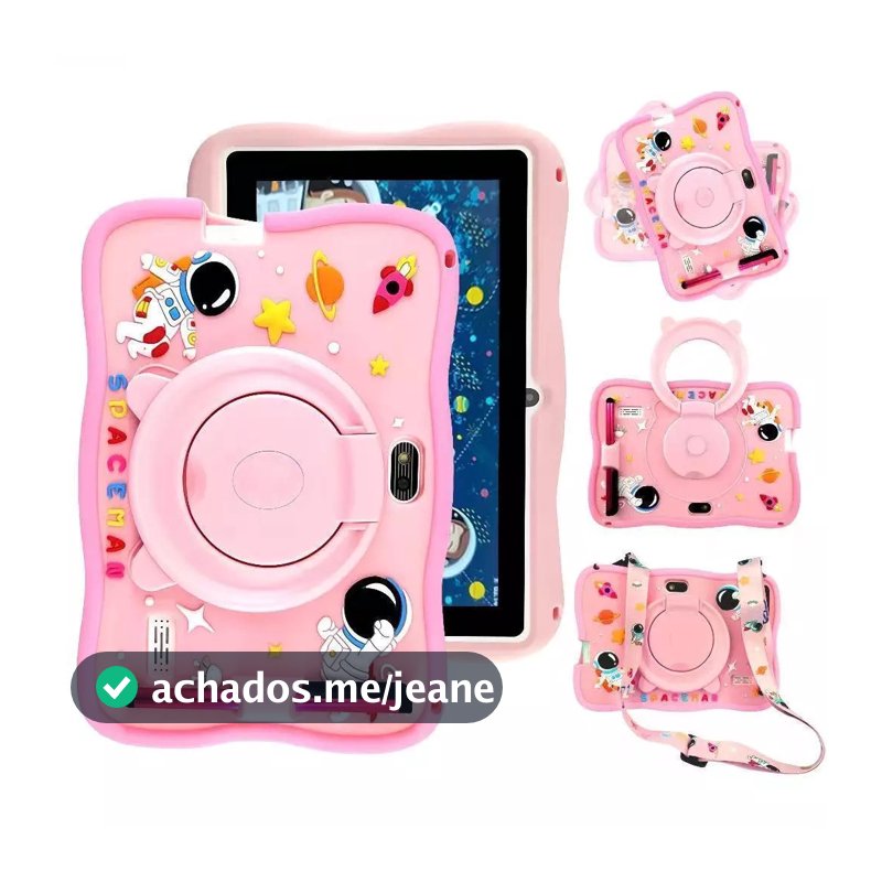 Tablet Infantil Kids 7 Polegada com wifi bluetooth Android Super Resistente Smart