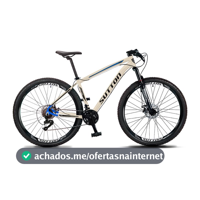 Bicicleta Aro 29 Sutton 24V index Freio Disco Alumínio Suspensão Aero MTB