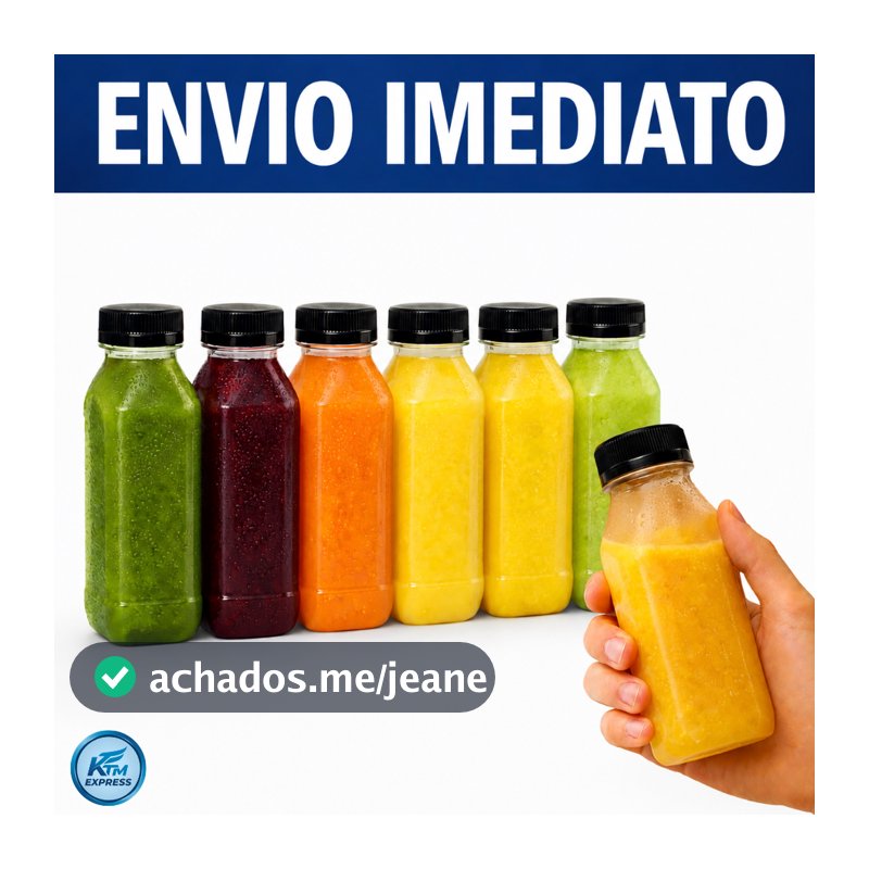 Garrafinhas PET 200ml/300ml/500ml com Tampa Garafa p/ Sucos e Caldo de Cana Direto da Fábrica