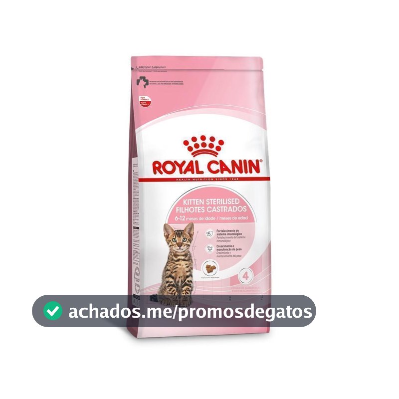 Ração Seca Royal Canin para Gatos Filhotes Castrados de 6 a 12 meses - 4 Kg