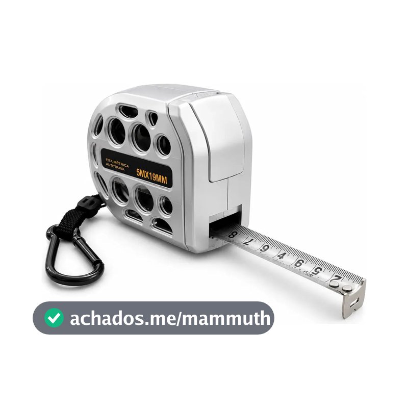 Trena Fita Métrica Magneticaço Retrátil Prova D'água 5m/7.5m/10m