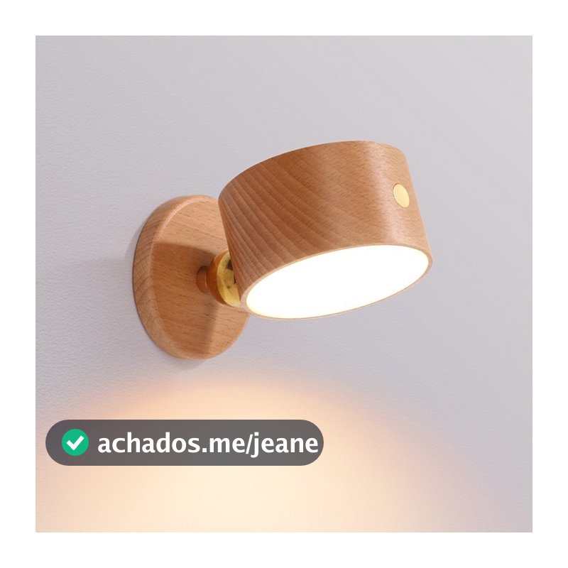 Lâmpada De Parede Sem fio Com Imã Luz de Leitura LED Moderna Luminaria de Dimmer Alimentada por USB