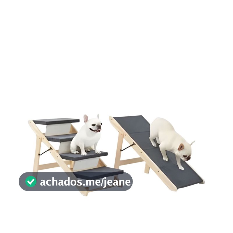 Elevação Rampa Escada Cachorro Pet Ergonomico Antiderrapante