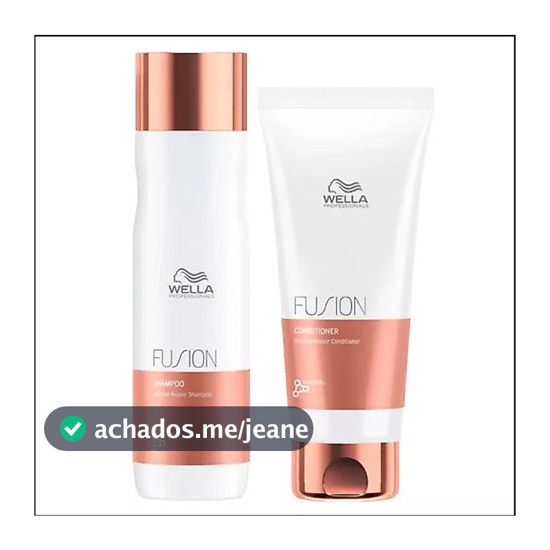 Kit Fusion Shampoo & Condicionador - Wella Professionals