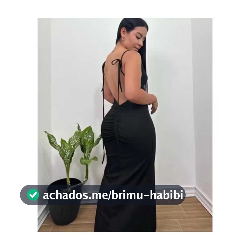 Vestido Longo Esther Com Fenda Na Lateral Costa Nua Empina Bumbum Suplex ( Esther )