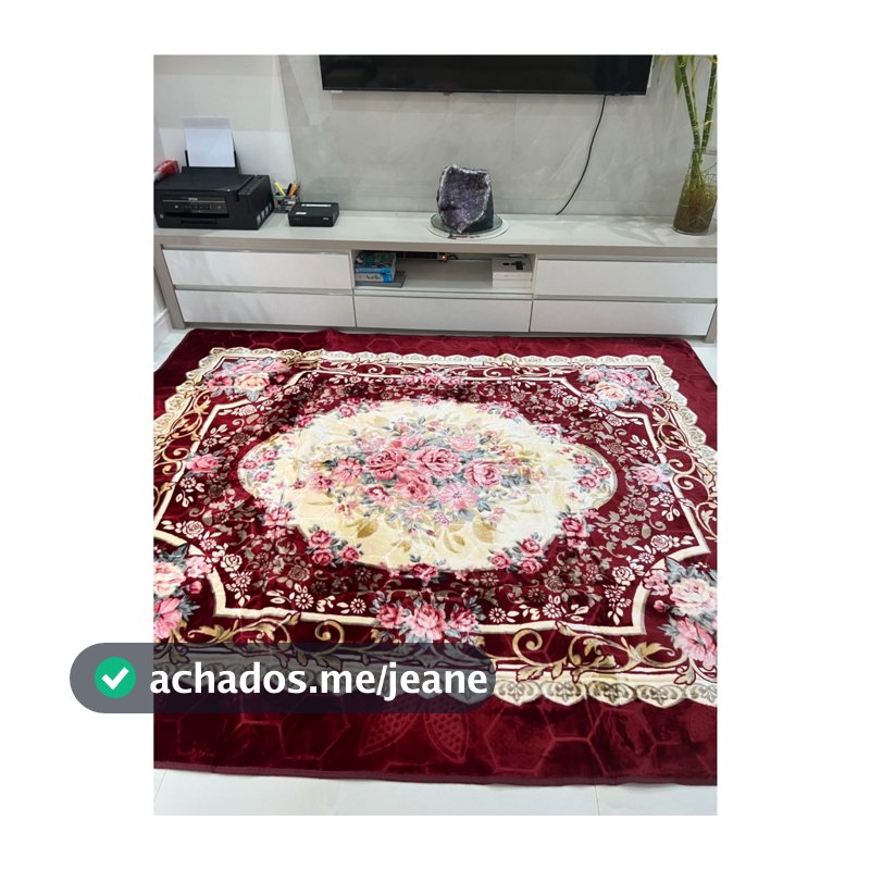 Tapete GRANDE Floral 200cm X 230cm Antiderrapante Para Quartos, Sala. MELHOR QUALIDADE!!!