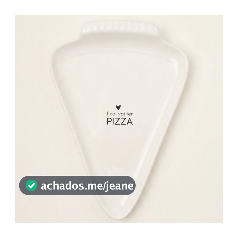 Prato Pizza Cerâmica Artesanal Borda Pegador Forno Micro-ondas Decorativo Jantar Refeição