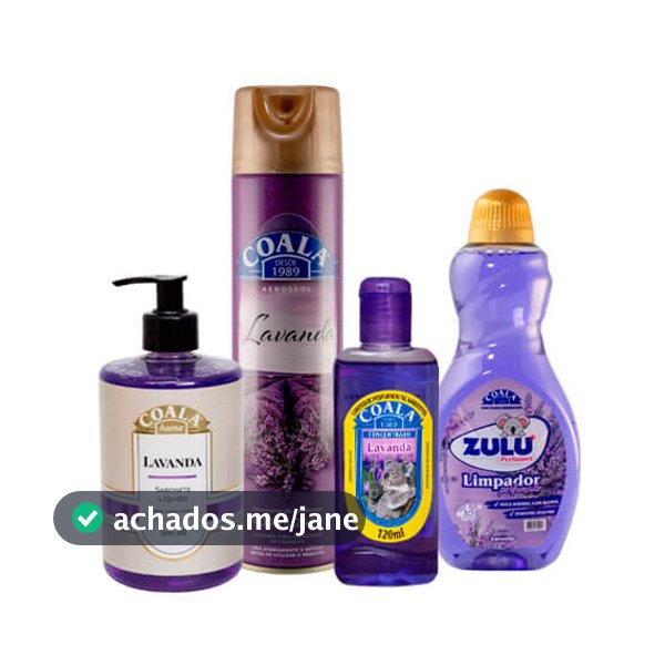 Kit Casa Limpa Coala/Zulu Perfumes - Lavanda