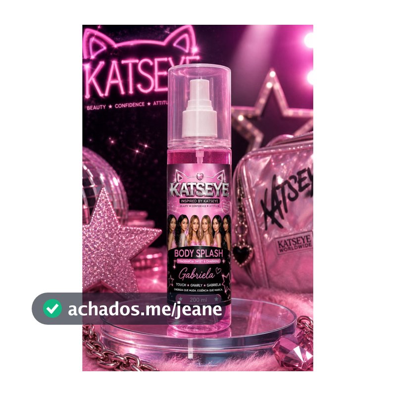 Body Splash KATSEYE 200ml Perfume Feminino Fragrância Docinha Cheirosa Presente Fãs K-Pop