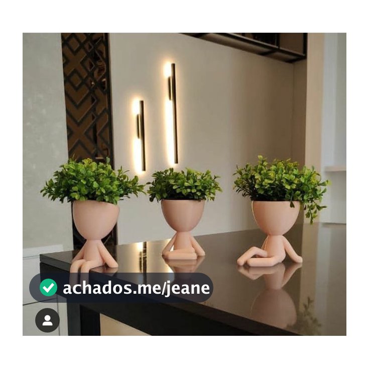 Kit 3 Mini Vasinhos com Planta FLOR artificial Enfeite Bob Robert para Decoração Casa vaso de plástico tamanho mini 6 cm