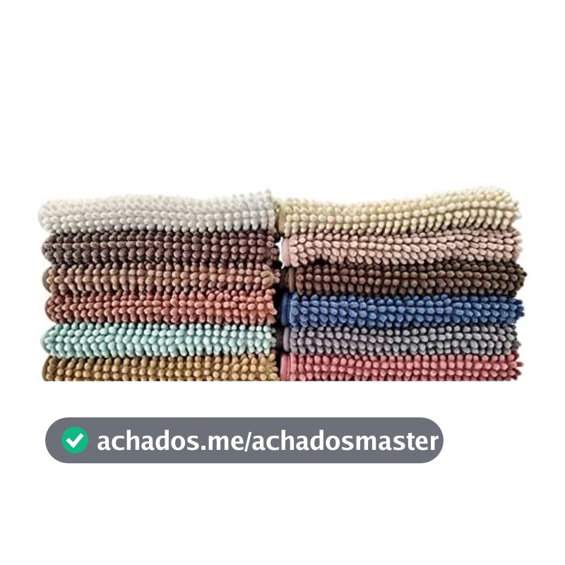Kit 3 Tapetes Banheiro Antiderrapante Bolinha Microfibra Super Absorvente Lavável 38x58 Macio