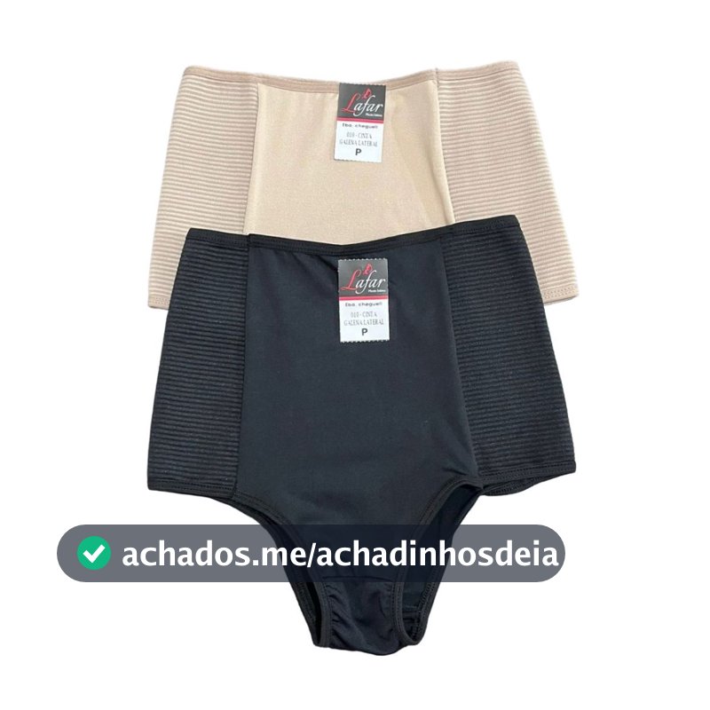 Kit 2 Calcinhas Cinta Lateral Pós-Parto | Modeladora e Redutora de Medidas