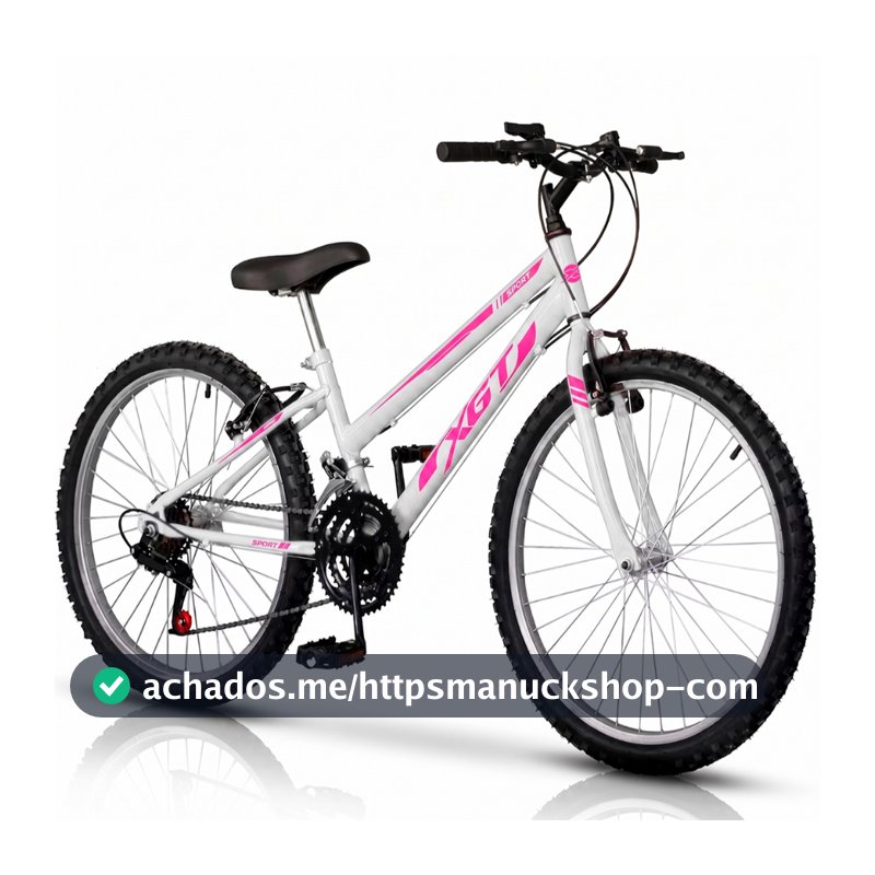 Bicicleta Aro 26 XGT Feminina Adulto Infantil 18 marchas Freio V-Brake