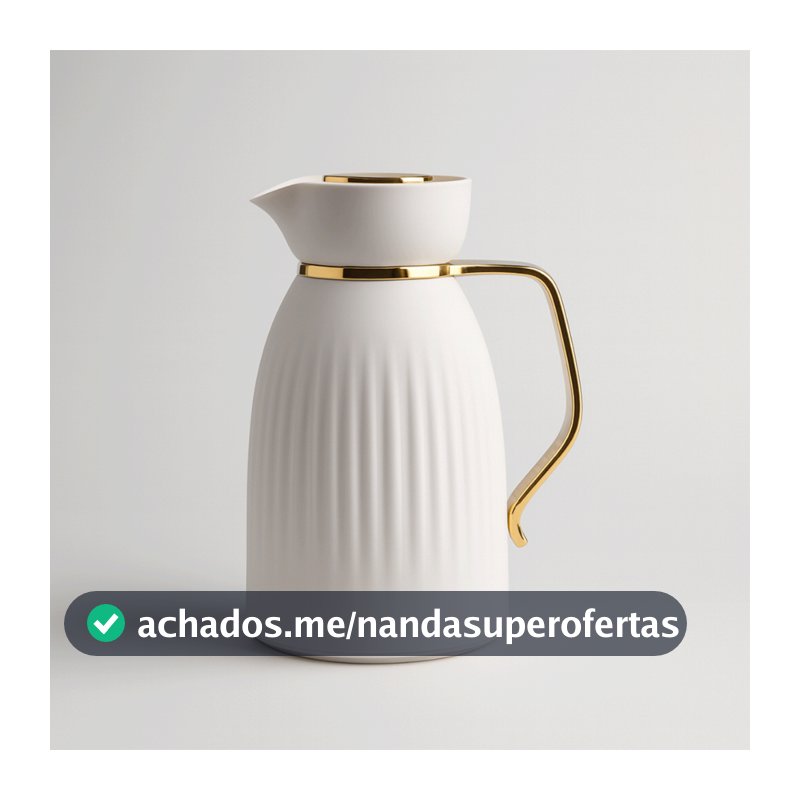 Garrafa Térmica Café 1 Litro Click Abre e Fecha Premium