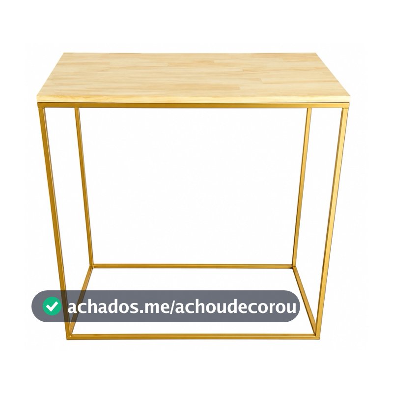 Mesa de Festa 80cm X 40cm Desmontável Decorativa p/ Buffet, Casamento, Aniversário, Evento, Clínica, Recepção,Escritório
