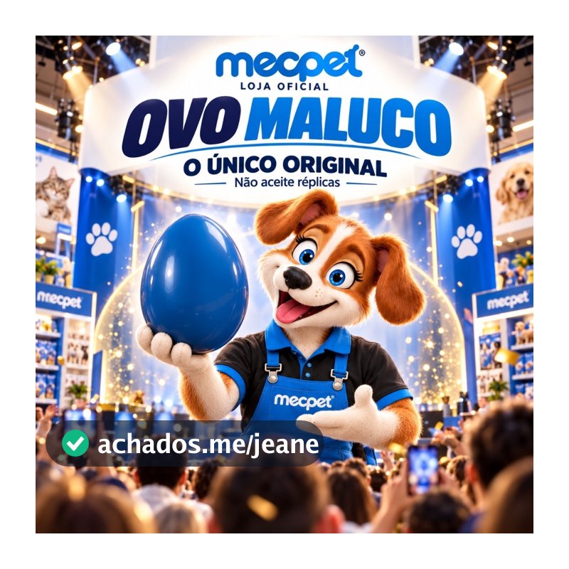 Brinquedo Mordedor para Cachorro Ovo Maluco Pet Interativo Resistente Antiestresse