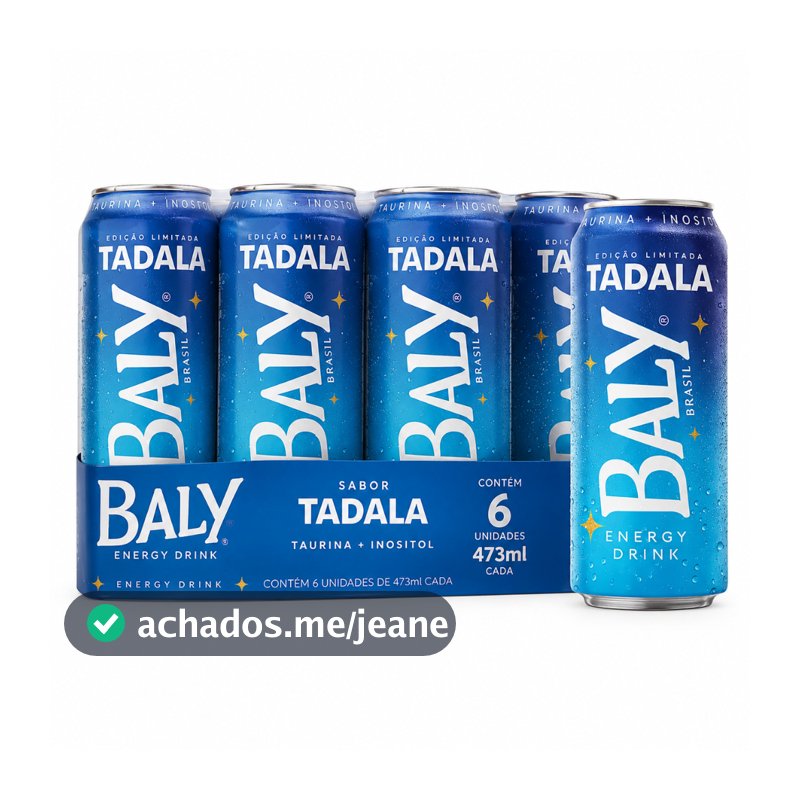 Energético Baly Tadala Latão Pack C/6 Unid. 473 Ml