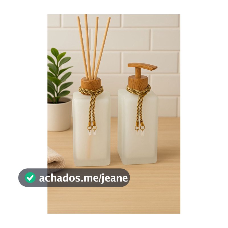 Kit aromatizador de Ambiente e Saboneteira Luxo-kit lavabo banheiro presente