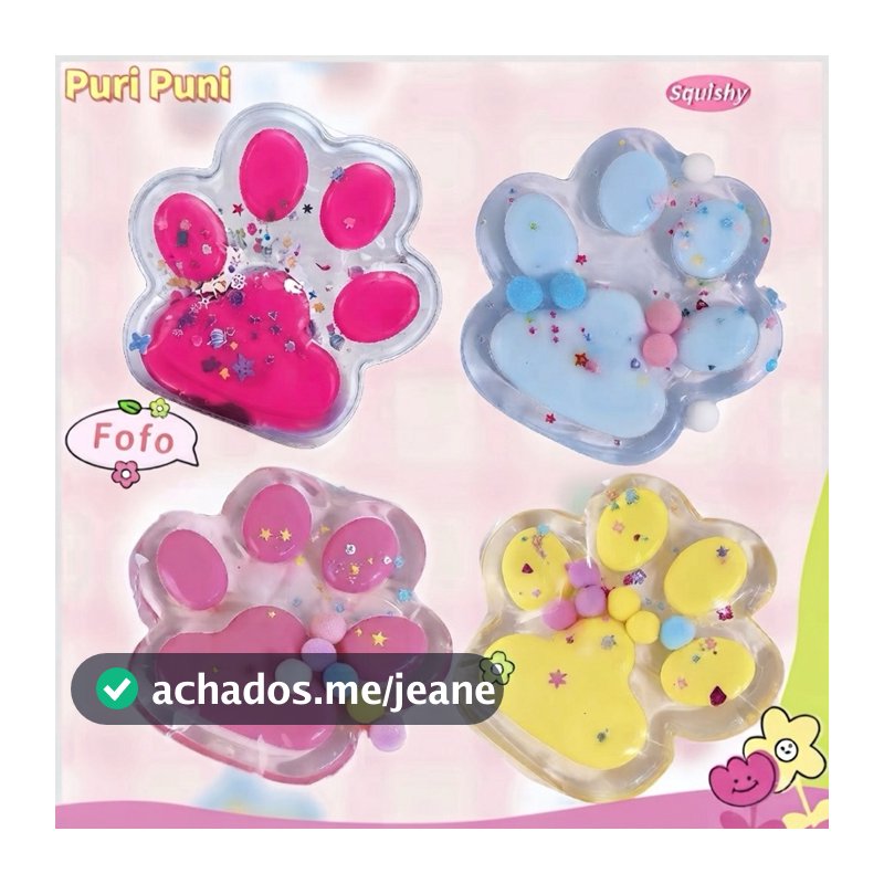 Squishy Patinha de Gato  –  de Fofura e Alívio de Estresse