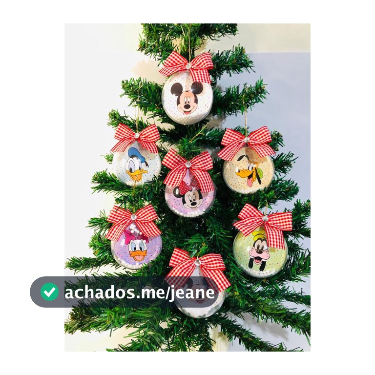 Bolinha De Natal turma do Mickey