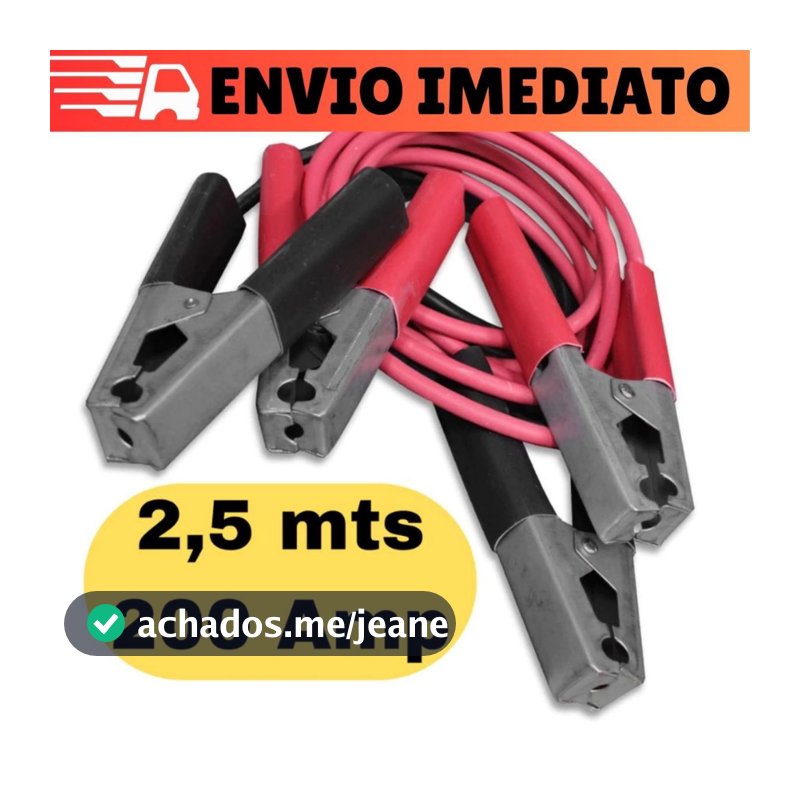 Cabo de Transferência Para Chupeta Carga de Bateria Para Carro Veículos Com 2,5m 200amp 12V