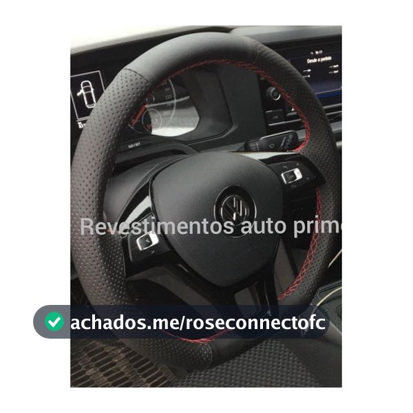 Capa De Volante Costurada Novo Polo Linha Vermelha