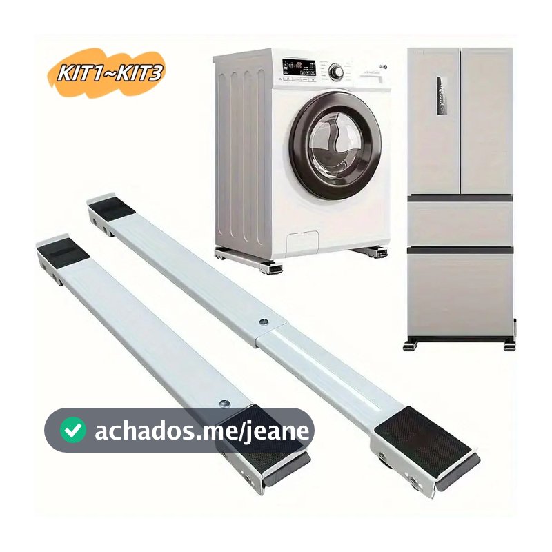 Aparelho Movedor Móveis Suporte De Base Com Rodinha Para Geladeira Fogão E Máquina De Lavar Lousa Base Carrinho