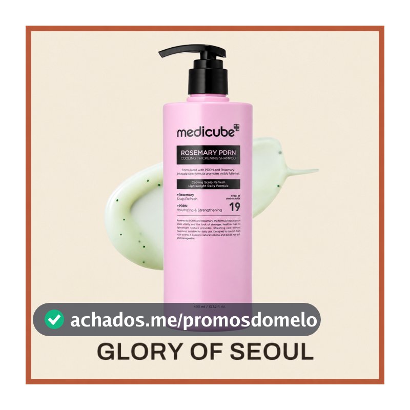 MEDICUBE Rosemary PDRN Cooling Thickening Shampoo, 400ml