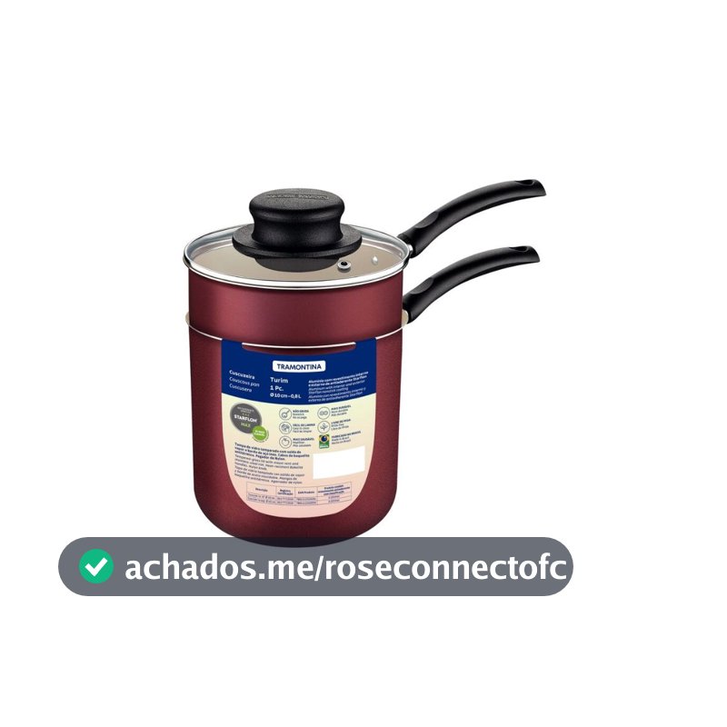Cuscuzeira Tramontina em Alumínio Antiaderente Starflon Max Vermelho 10 cm 0,8 L