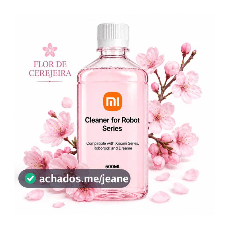 Desinfetante Limpador para Robô Aspirador Xiaomi – Floral - Alto rendimento