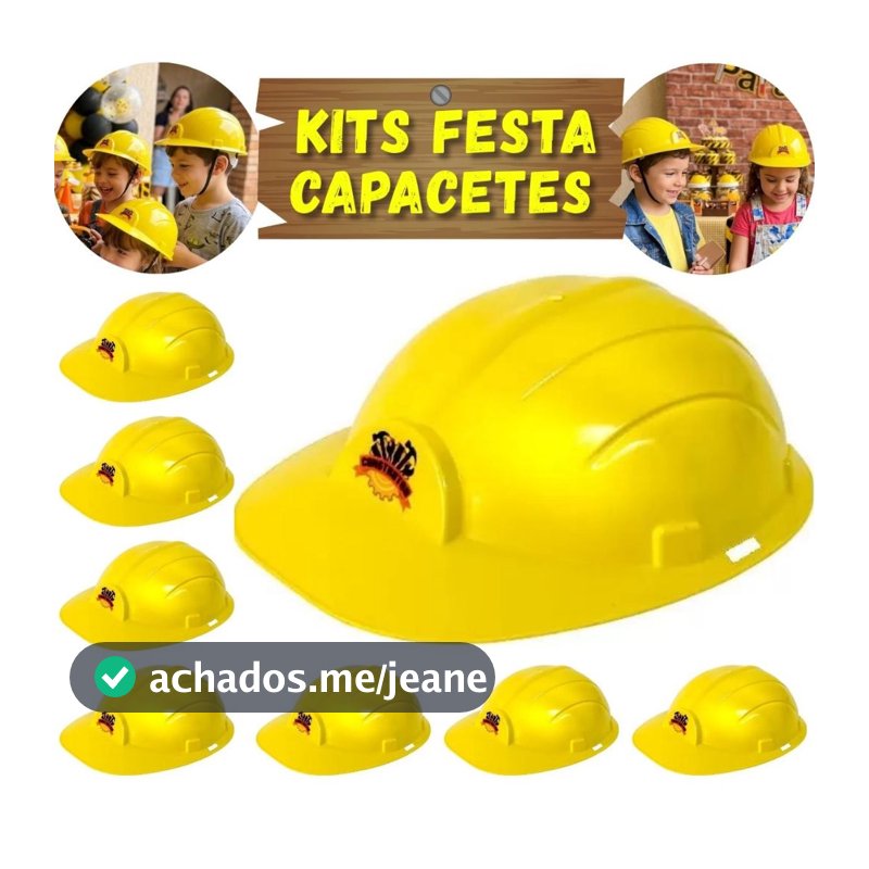 Kit Capacete Infantil Praia Lembrancinha Festa Prenda