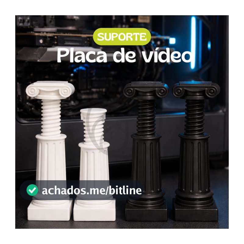 Suporte para Placa de Vídeo GPU Ajustável Personalizada Universal HD PC