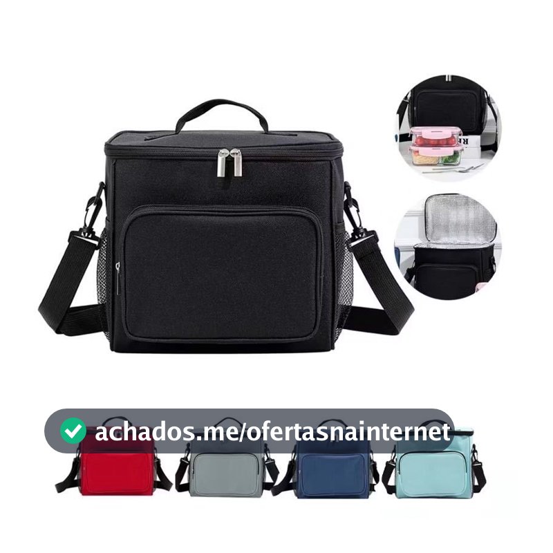 Bolsa Térmica Grande Portatil Marmita Viagem Com Alça Ajustavel