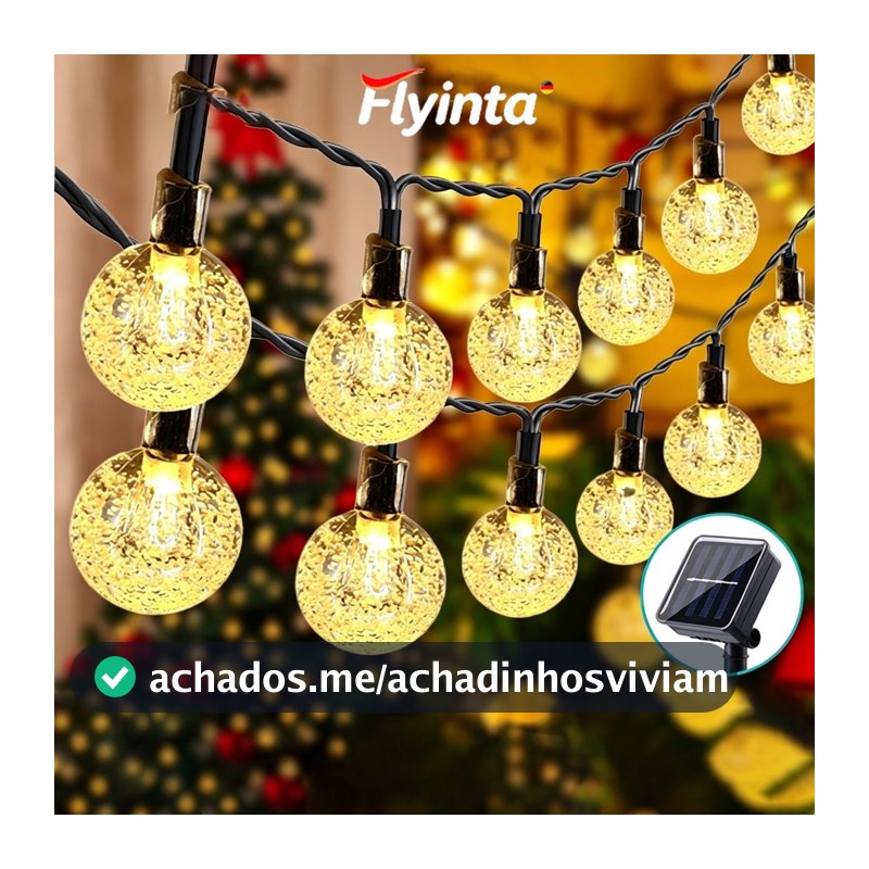 Flyinta 5/7/12M LED Solar Varal De Luzes Iluminação Luzes De Natal Externa Decoração For Gambiarra Casamento Jardim