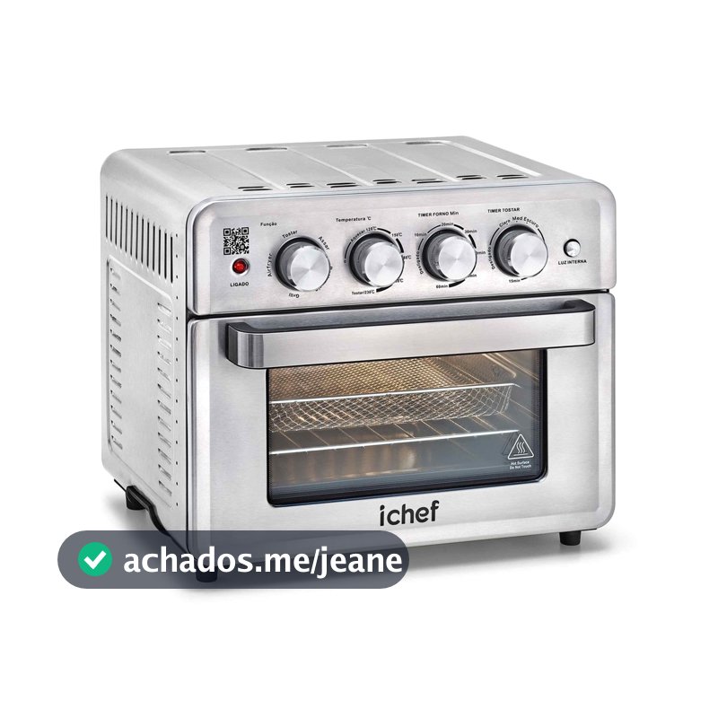 Airfryer + Forno Polishop Ichef Ovenfryer Max 26L