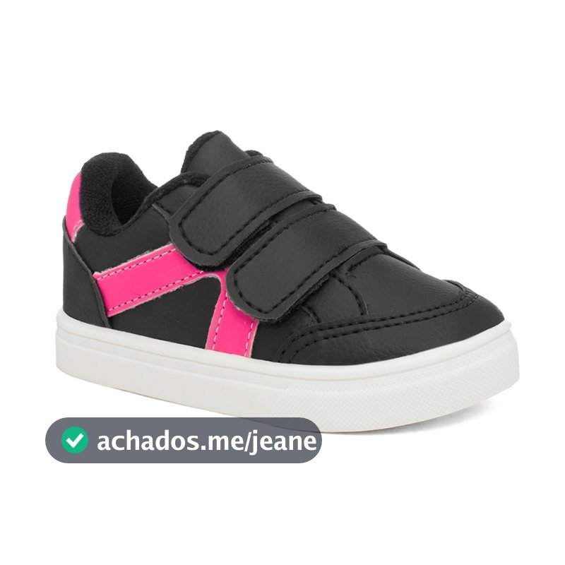 Tenis Casual Infantil Feminino Funfy Menina 3475 Leve e Confortável