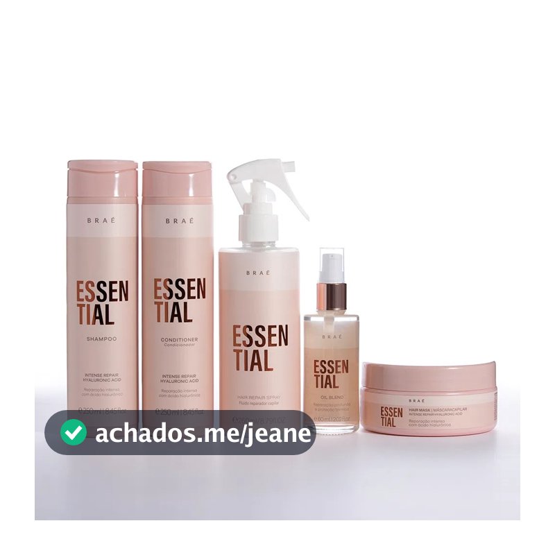 Kit Braé Essential Completo Home Care (5 Produtos)