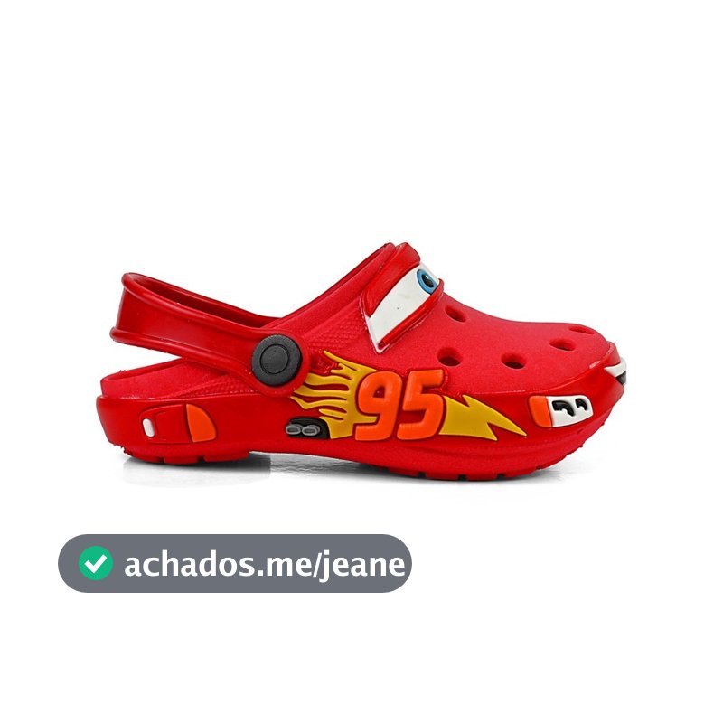 Sandalia Infantil menino carros