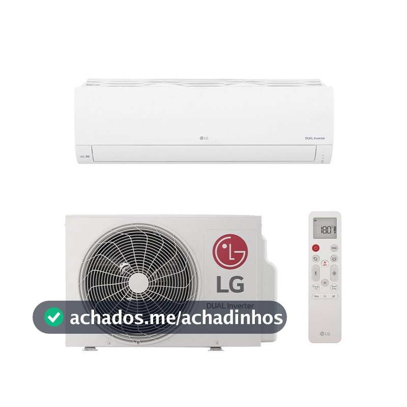 Ar Condicionado Split 12000 BTUs LG S3NQ12JAQAC - Frio, Dual Inverter, Compact