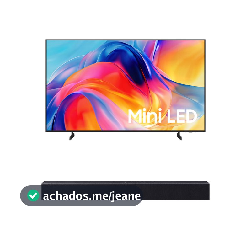 Samsung Smart TV 50" Mini LED 4K M75H + Soundbar Samsung HW-B400F