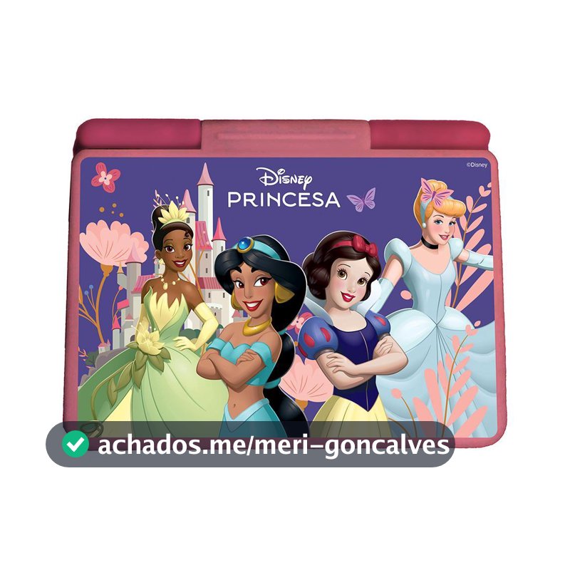 Laptop Minigame Notebook Infantil Bilíngue Disney Princesas