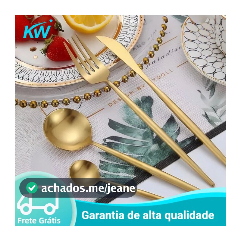 24/48 peças Jogo Talheres Inox  Slim faqueiro Em Aço para cozinha utensílios domésticos