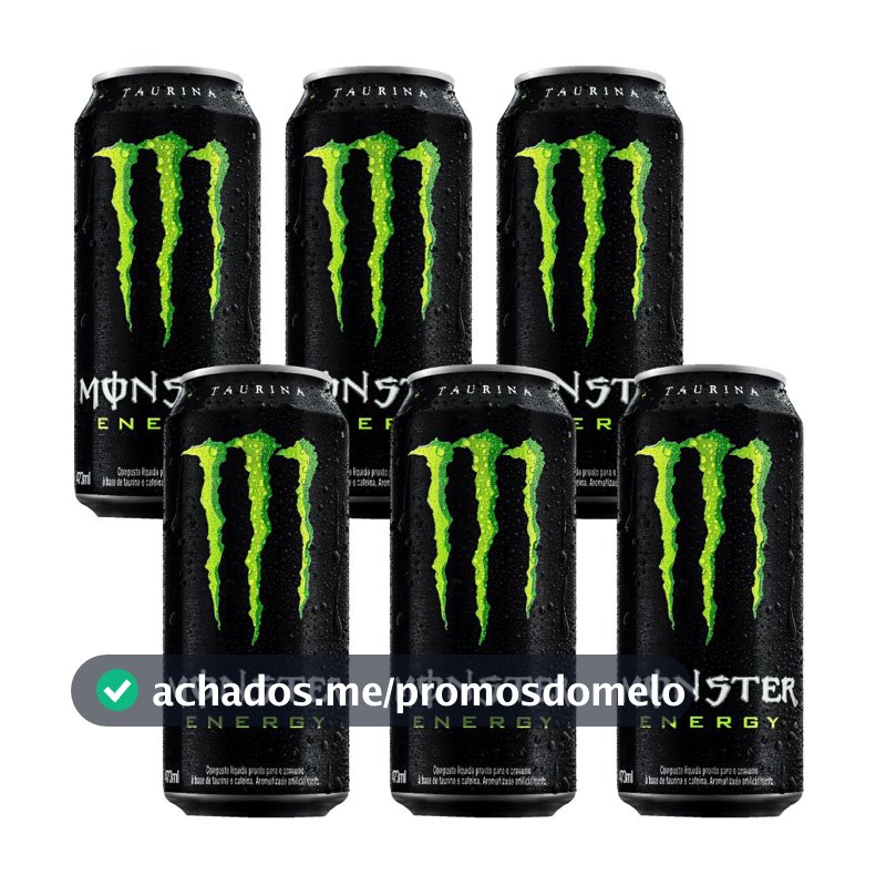 Energético Monster Energy Original 473ml - 6 Unidades