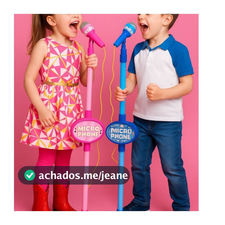 Karaokê Infantil com Microfone | Menino e Menina, Brinquedo Musical,  Microfone de Brinquedo